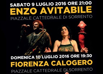 Enzo Avitabile e Fiorenza Calogero in concerto