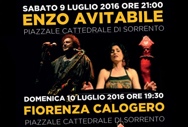 Enzo Avitabile e Fiorenza Calogero in concerto