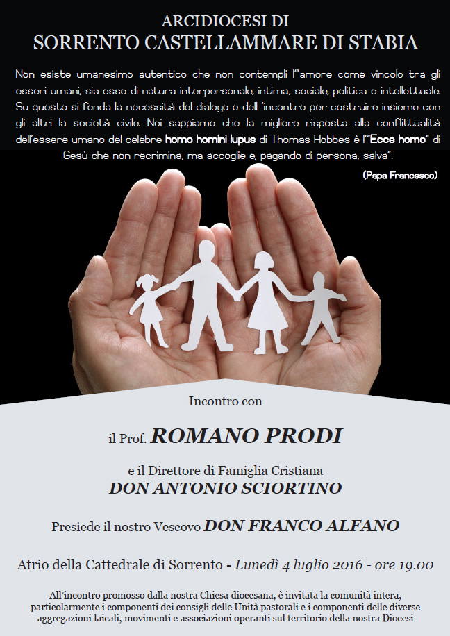 Incontro con Romano Prodi e Don Anotnio Sciortino
