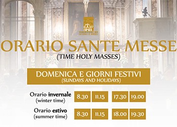 Orario sante messe 2017