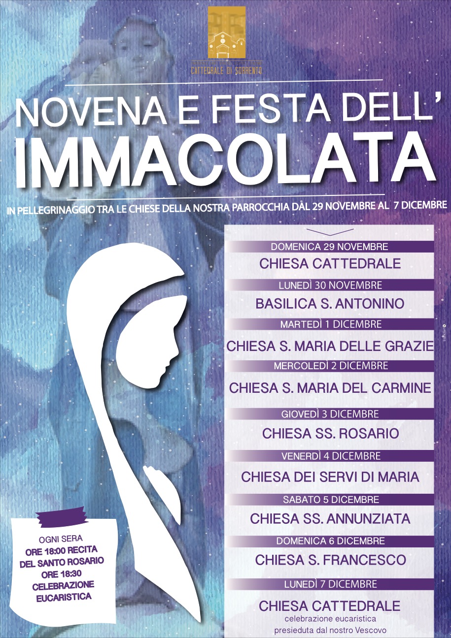 NOVENA E FESTA DELL’IMMACOLATA