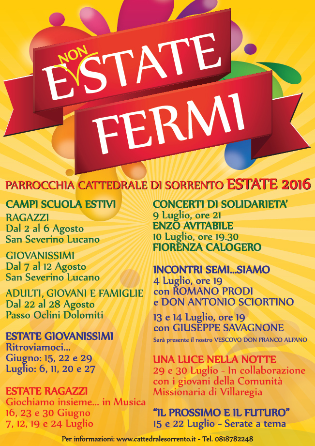 E(NON)state Fermi - Eventi Estate 2016